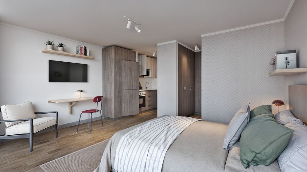 Departamento 1 dormitorio en Santiago